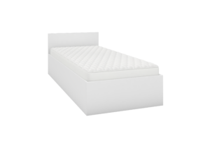 Białe łóżko do pokoju dziecka SMYK